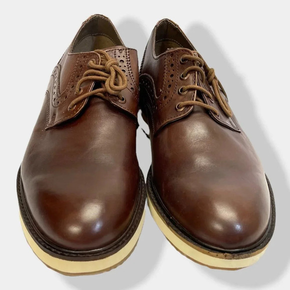 FRANK Wright Marvin‎ Leather Brogue Oxford Shoe - Picture 2 of 7